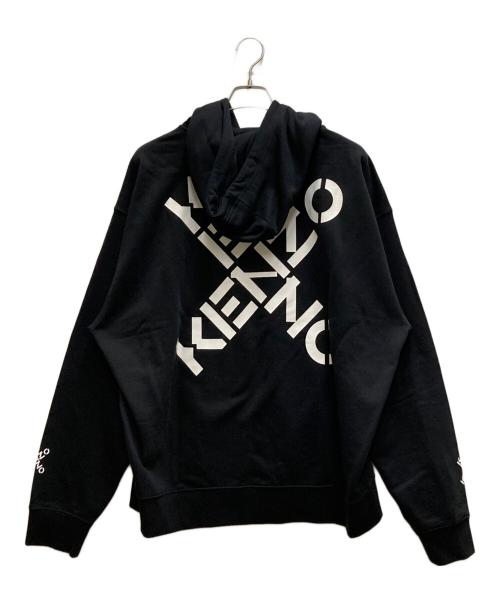KENZO（ケンゾー）KENZO (ケンゾー) Alphabet Logo Pullover Parka ブラック サイズ:XLの古着・服飾アイテム