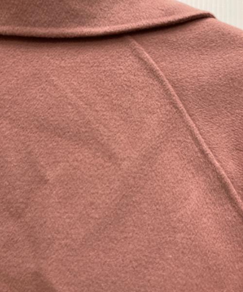 'S Max Mara（エスマックスマーラ）'S Max Mara (エスマックスマーラ) ピュアヴァージンウール ダブルフェイス コート ピンク サイズ:38の古着・服飾アイテム