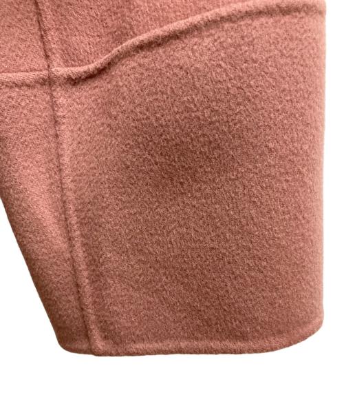 'S Max Mara（エスマックスマーラ）'S Max Mara (エスマックスマーラ) ピュアヴァージンウール ダブルフェイス コート ピンク サイズ:38の古着・服飾アイテム