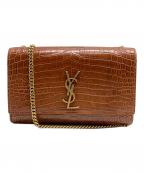 Saint Laurent Parisサンローランパリ）の古着「ケイトミディアムチェーンショルダーバッグ」｜ブラウン