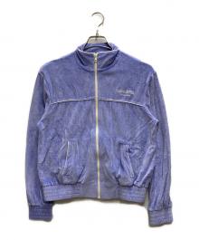 Sporty & Rich（スポーティーアンドリッチ）の古着「ベロアトラックジャケット」｜パープル