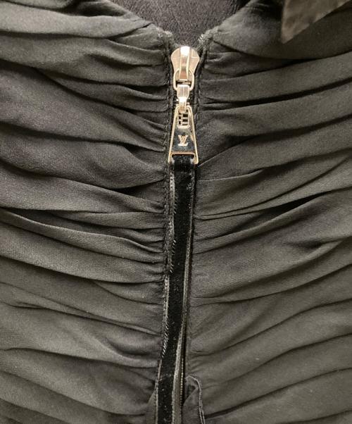 LOUIS VUITTON（ルイ ヴィトン）LOUIS VUITTON (ルイ ヴィトン) リボンキャミソールワンピース ブラック サイズ:34の古着・服飾アイテム