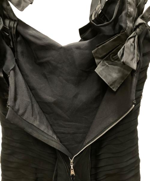 LOUIS VUITTON（ルイ ヴィトン）LOUIS VUITTON (ルイ ヴィトン) リボンキャミソールワンピース ブラック サイズ:34の古着・服飾アイテム