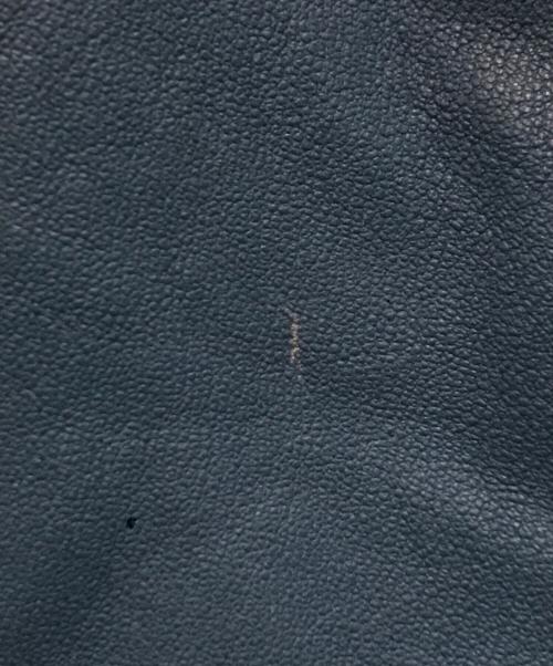 Martin Margiela 10（マルタン・マルジェラ 10）Martin Margiela 10 (マルタン・マルジェラ 10) 八の字 シングルライダース ブルー サイズ:46の古着・服飾アイテム