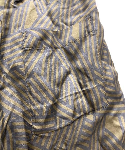 DRIES VAN NOTEN（ドリスヴァンノッテン）DRIES VAN NOTEN (ドリスヴァンノッテン) ビスコースショーツ カーキ×ブラウン サイズ:44の古着・服飾アイテム