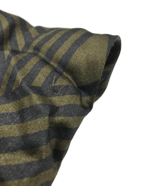DRIES VAN NOTEN（ドリスヴァンノッテン）DRIES VAN NOTEN (ドリスヴァンノッテン) ビスコースショーツ カーキ×ブラウン サイズ:44の古着・服飾アイテム