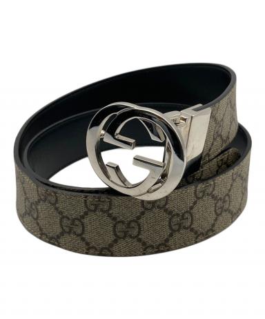 OLD GUCCI グッチ レザーコート GG釦 ベルト付き 裏地チェック 3049005071797289_01_0106w.jpeg