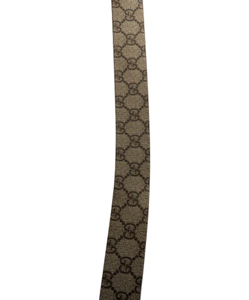 GUCCI（グッチ）GUCCI (グッチ) GGインターロッキングレザーベルト ベージュの古着・服飾アイテム