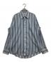 mervyn's（マービンズ）の古着「70'S ストライプシャツ」｜ブルー