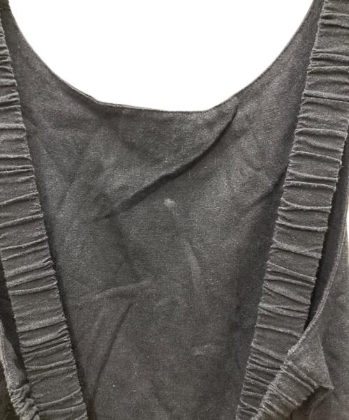 RITA ROW（リタロウ）RITA ROW (リタロウ) リネンキャミワンピ ブラック サイズ:FREEの古着・服飾アイテム