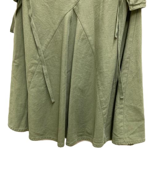 MADISON BLUE（マディソンブルー）MADISON BLUE (マディソンブルー) CARGO LONG SKIRT REMAKE LBS グリーン サイズ:Sの古着・服飾アイテム