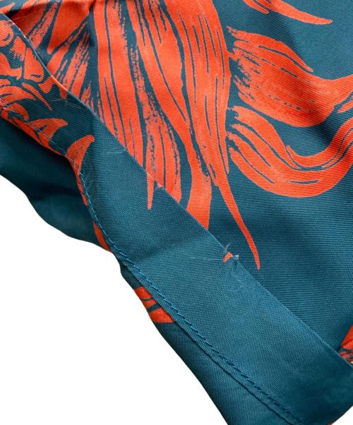 Sun Surf（サンサーフ）Sun Surf (サンサーフ) レーヨンシャツ ブルー×レッド サイズ:XLの古着・服飾アイテム