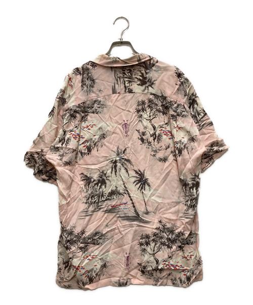 Sun Surf（サンサーフ）Sun Surf (サンサーフ) レーヨンシャツ ピンク サイズ:Lの古着・服飾アイテム