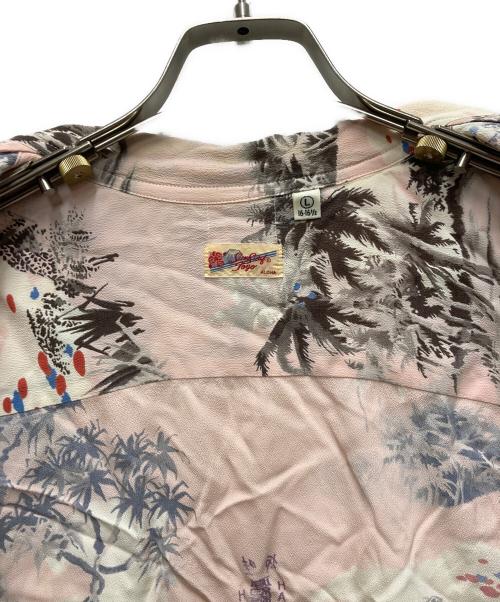Sun Surf（サンサーフ）Sun Surf (サンサーフ) レーヨンシャツ ピンク サイズ:Lの古着・服飾アイテム