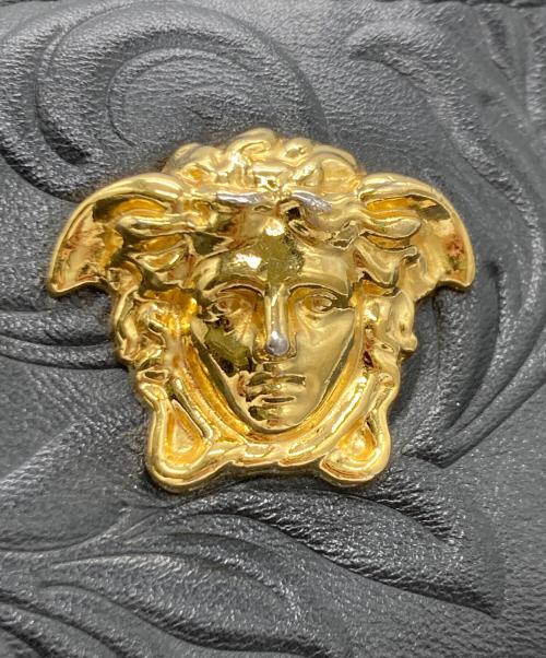 VERSACE（ヴェルサーチェ）VERSACE (ヴェルサーチェ) クラッチバッグ ブラックの古着・服飾アイテム