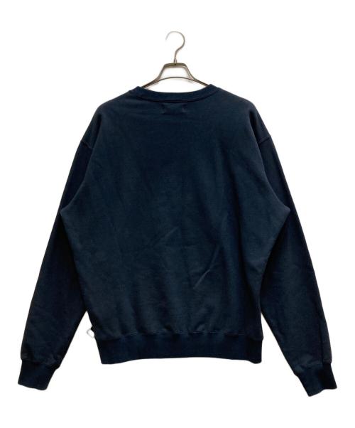 ICE&TECHNO（アイスアンドテクノ）ICE&TECHNO (アイスアンドテクノ) METAL CREAM SWEATSHIRT ネイビー サイズ:Ⅿの古着・服飾アイテム