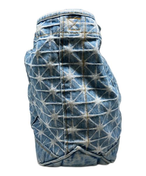 BoTT（ボット）BoTT (ボット) スパークルモノグラムデニムトートバッグ インディゴの古着・服飾アイテム