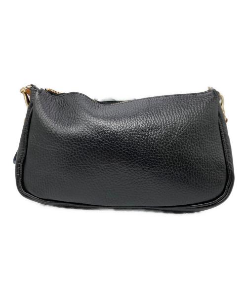 YOUNG & OLSEN The DRYGOODS STORE（ヤングアンドオルセン ザ ドライグッズストア）YOUNG & OLSEN The DRYGOODS STORE (ヤングアンドオルセン ザ ドライグッズストア) 別注ストラップ付き2WAY ポーチ ブラックの古着・服飾アイテム