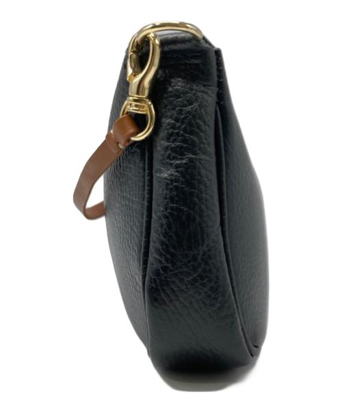 YOUNG & OLSEN The DRYGOODS STORE（ヤングアンドオルセン ザ ドライグッズストア）YOUNG & OLSEN The DRYGOODS STORE (ヤングアンドオルセン ザ ドライグッズストア) 別注ストラップ付き2WAY ポーチ ブラックの古着・服飾アイテム