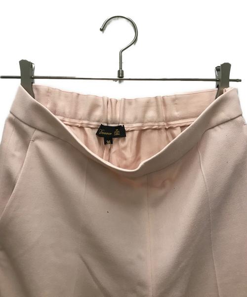 DRAWER（ドゥロワー）Drawer (ドゥロワー) センタープレスパンツ ピンク サイズ:36の古着・服飾アイテム