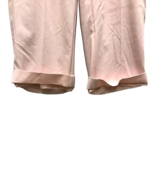 DRAWER（ドゥロワー）Drawer (ドゥロワー) センタープレスパンツ ピンク サイズ:36の古着・服飾アイテム