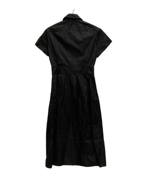 HERMES（エルメス）HERMES (エルメス) モザイクモチーフ フロントジップワンピース ブラック サイズ:36の古着・服飾アイテム