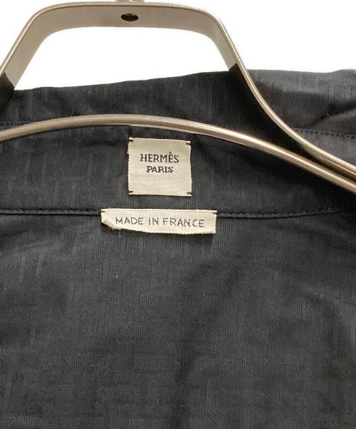 HERMES（エルメス）HERMES (エルメス) モザイクモチーフ フロントジップワンピース ブラック サイズ:36の古着・服飾アイテム