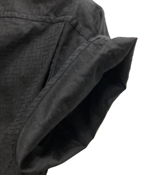 HERMES（エルメス）HERMES (エルメス) モザイクモチーフ フロントジップワンピース ブラック サイズ:36の古着・服飾アイテム