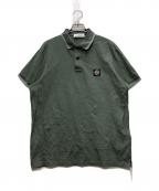 STONE ISLANDストーンアイランド）の古着「スリム コットン ポロ シャツ」｜グリーン