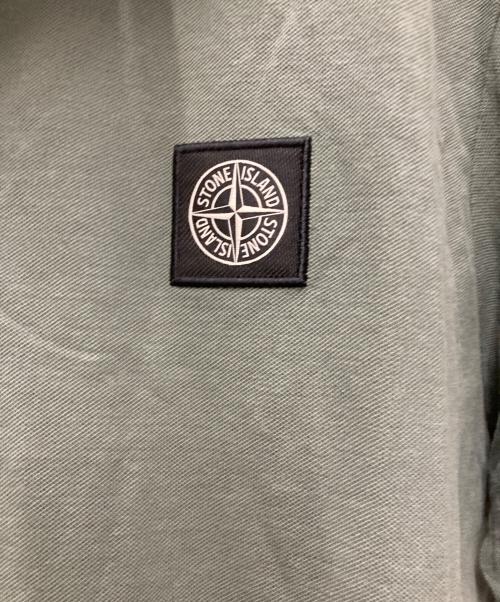 STONE ISLAND（ストーンアイランド）STONE ISLAND (ストーンアイランド) スリム コットン ポロ シャツ グリーン サイズ:XLの古着・服飾アイテム