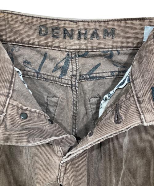 Denham（デンハム）Denham (デンハム) FORGE MIJCORDR ダメージ＆リペア加工コーデュロイパンツ ブラウン サイズ:W29の古着・服飾アイテム