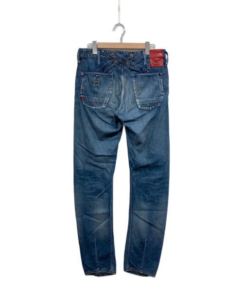 Denham（デンハム）Denham (デンハム) CROSSBACK CARROT FIT MIJBAMD インディゴ サイズ:W29-L32の古着・服飾アイテム