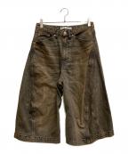 NVRFRGTネヴァーフォーゲット）の古着「3D TWISTED JORTS」｜ブラウン