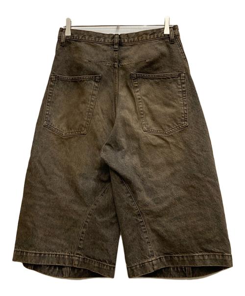 NVRFRGT（ネヴァーフォーゲット）NVRFRGT (ネヴァーフォーゲット) 3D TWISTED JORTS ブラウン サイズ:1の古着・服飾アイテム