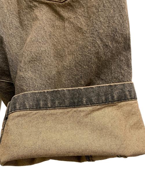 NVRFRGT（ネヴァーフォーゲット）NVRFRGT (ネヴァーフォーゲット) 3D TWISTED JORTS ブラウン サイズ:1の古着・服飾アイテム