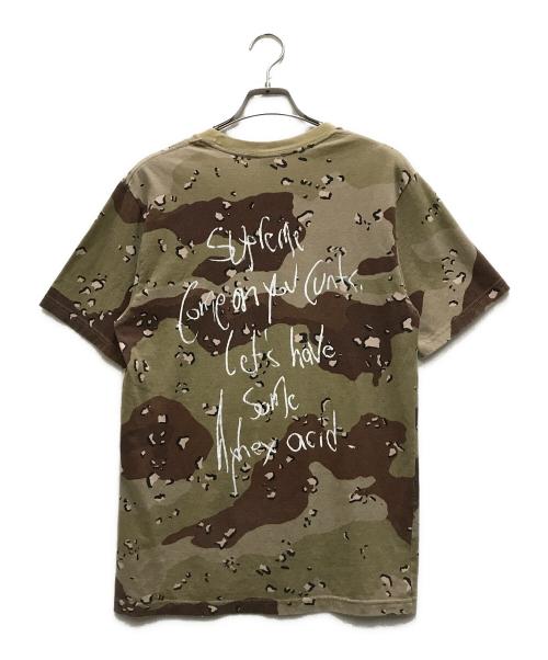 SUPREME（シュプリーム）SUPREME (シュプリーム) Aphex Twin Windowlicker Tee ブラウン×ネイビー サイズ:Sの古着・服飾アイテム