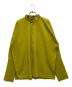 HOMME PLISSE ISSEY MIYAKE（オム プリッセ イッセイ ミヤケ）の古着「プリーツシャツ」｜イエロー