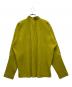 HOMME PLISSE ISSEY MIYAKE (オム プリッセ イッセイ ミヤケ) プリーツシャツ イエロー サイズ:2：18000円
