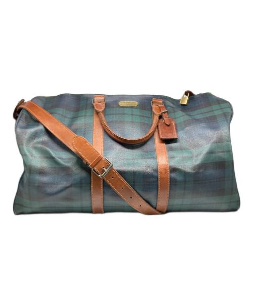 POLO RALPH LAUREN（ポロ・ラルフローレン）POLO RALPH LAUREN (ポロ・ラルフローレン) 2wayボストンバッグ グリーンの古着・服飾アイテム