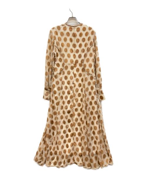 CLANE（クラネ）CLANE (クラネ) BIG DOT OPAL ONEPIECE ベージュ サイズ:1の古着・服飾アイテム