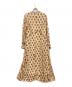 CLANE (クラネ) BIG DOT OPAL ONEPIECE ベージュ サイズ:1：6000円