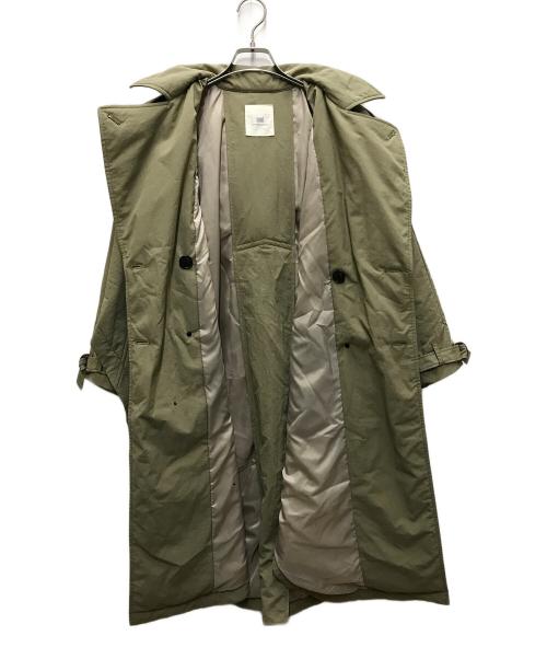 KAPOK KNOT（カポック ノット）KAPOK KNOT (カポック ノット) PONCHO TRENCH COAT グリーン サイズ:Sの古着・服飾アイテム