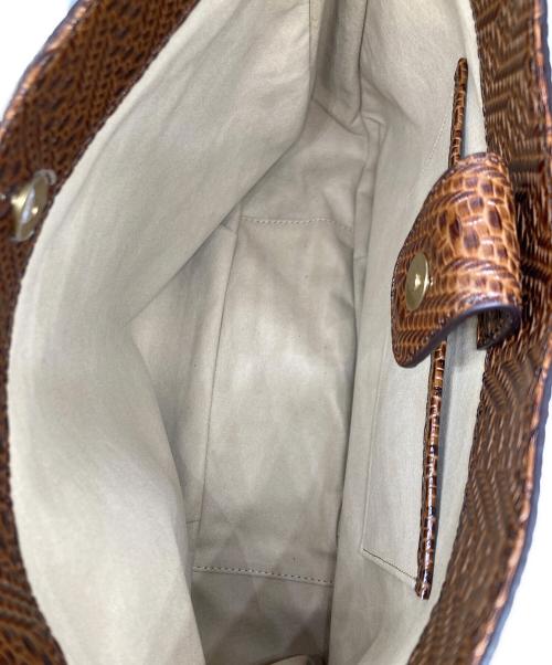 TOUT Y EST（トゥティエ）TOUT Y EST (トゥティエ) SAC CANOT MINI ブラウンの古着・服飾アイテム