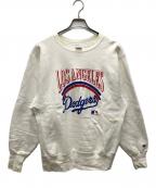 Championチャンピオン）の古着「90`Sドジャースリバースウィーブ」｜ホワイト