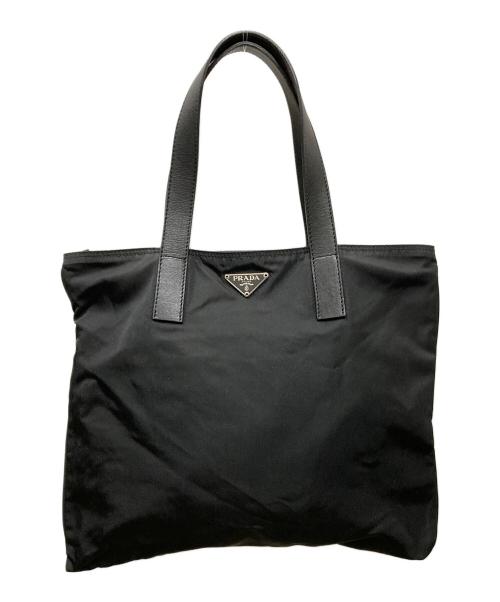 PRADA（プラダ）PRADA (プラダ) ナイロンハンドバッグ ブラック サイズ:なしの古着・服飾アイテム