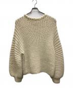 MAYDIマイディ）の古着「手編ヘビーニット」｜ホワイト