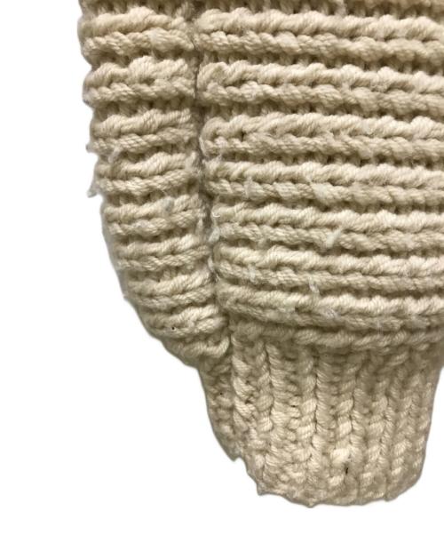 MAYDI（マイディ）MAYDI (マイディ) 手編ヘビーニット ホワイト サイズ:Lの古着・服飾アイテム