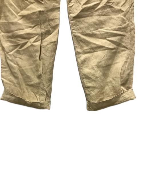 POLO RALPH LAUREN（ポロ・ラルフローレン）POLO RALPH LAUREN (ポロ・ラルフローレン) 90s シルクリネンスラックス ベージュ サイズ:32/32の古着・服飾アイテム
