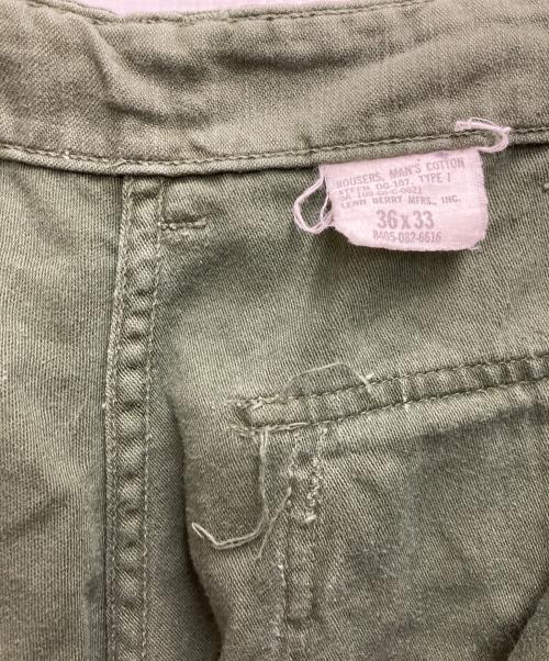 US ARMY（ユーエスアーミー）US ARMY (ユーエスアーミー) 60s ベイカーパンツ グリーン サイズ:SIZE 91cm (W36)の古着・服飾アイテム
