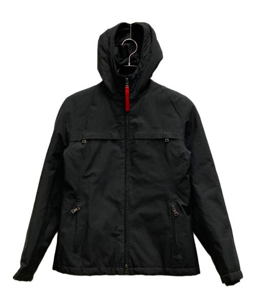 PRADA SPORTS（プラダスポーツ）PRADA SPORTS (プラダスポーツ) フーデッドジャケット ブラック サイズ:38の古着・服飾アイテム